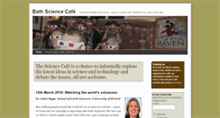 Desktop Screenshot of bathsciencecafe.org